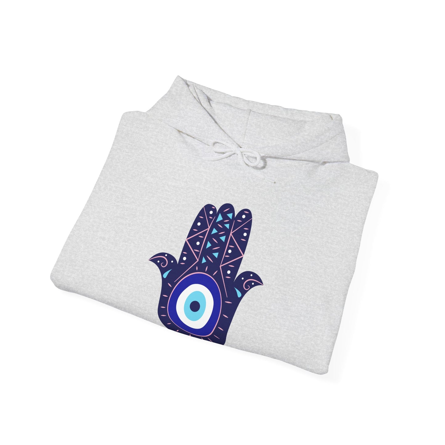 Blue Hamsa Hand Hoodie