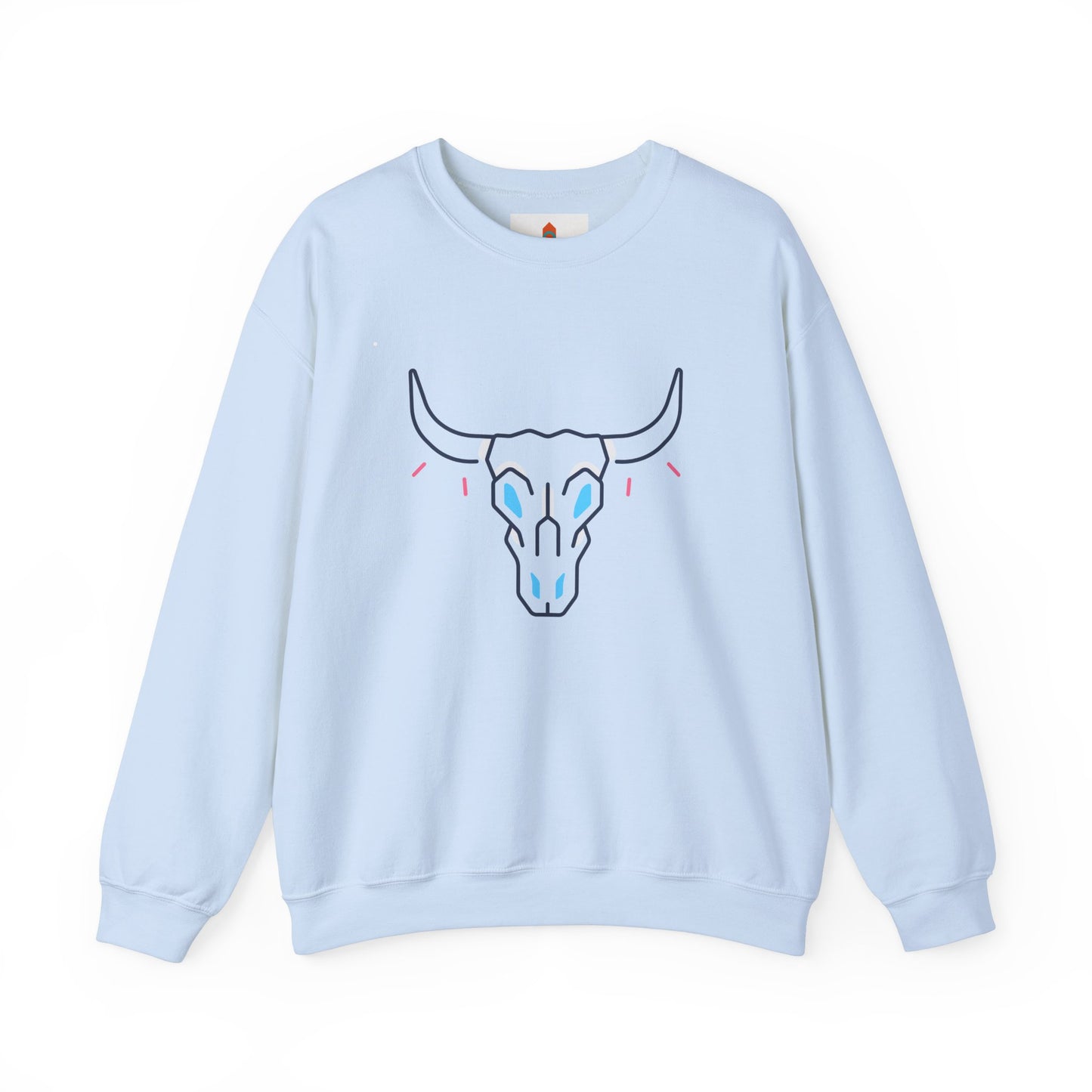 Buffalo Skull Drawing Sweatshirt