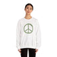 Green Peace Sign Sweatshirt