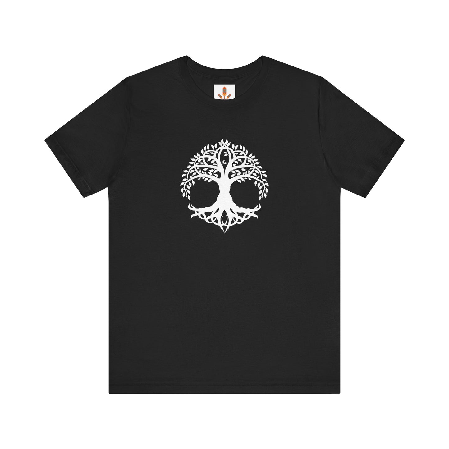 White Celtic Tree of Life Design T-shirt
