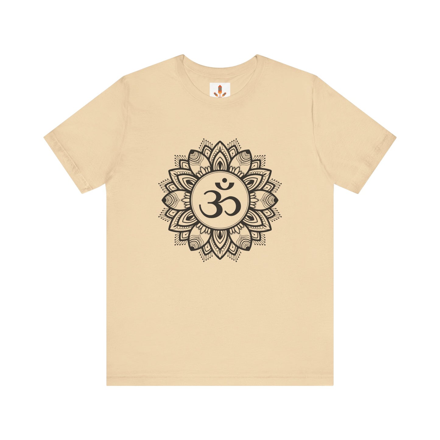 Om in Lotus Mandala T-shirt