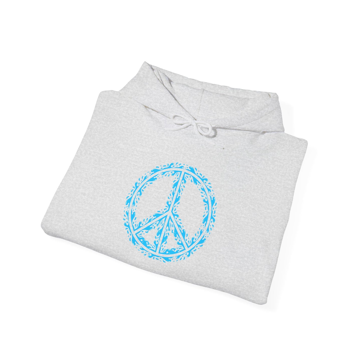 Peace Sign with Water Design Hoodie