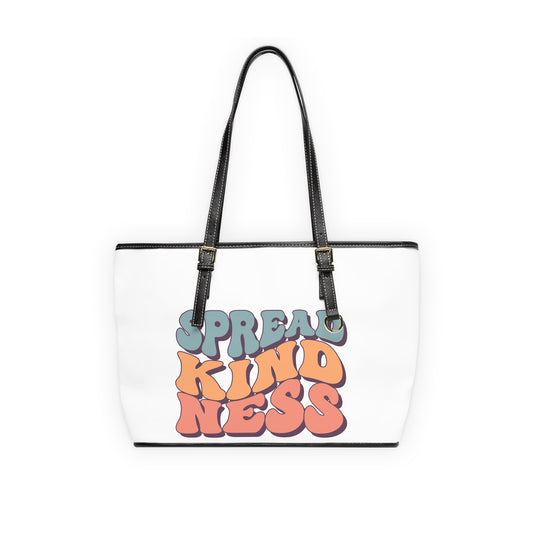 Spread Kindness Leather Shoulder Bag