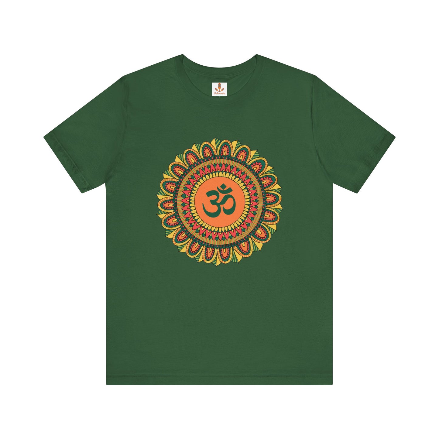 Om Multicolor Mandala T-shirt