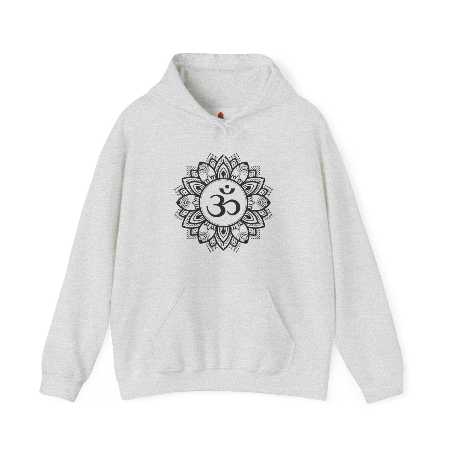 Om in Lotus Mandala Hoodie