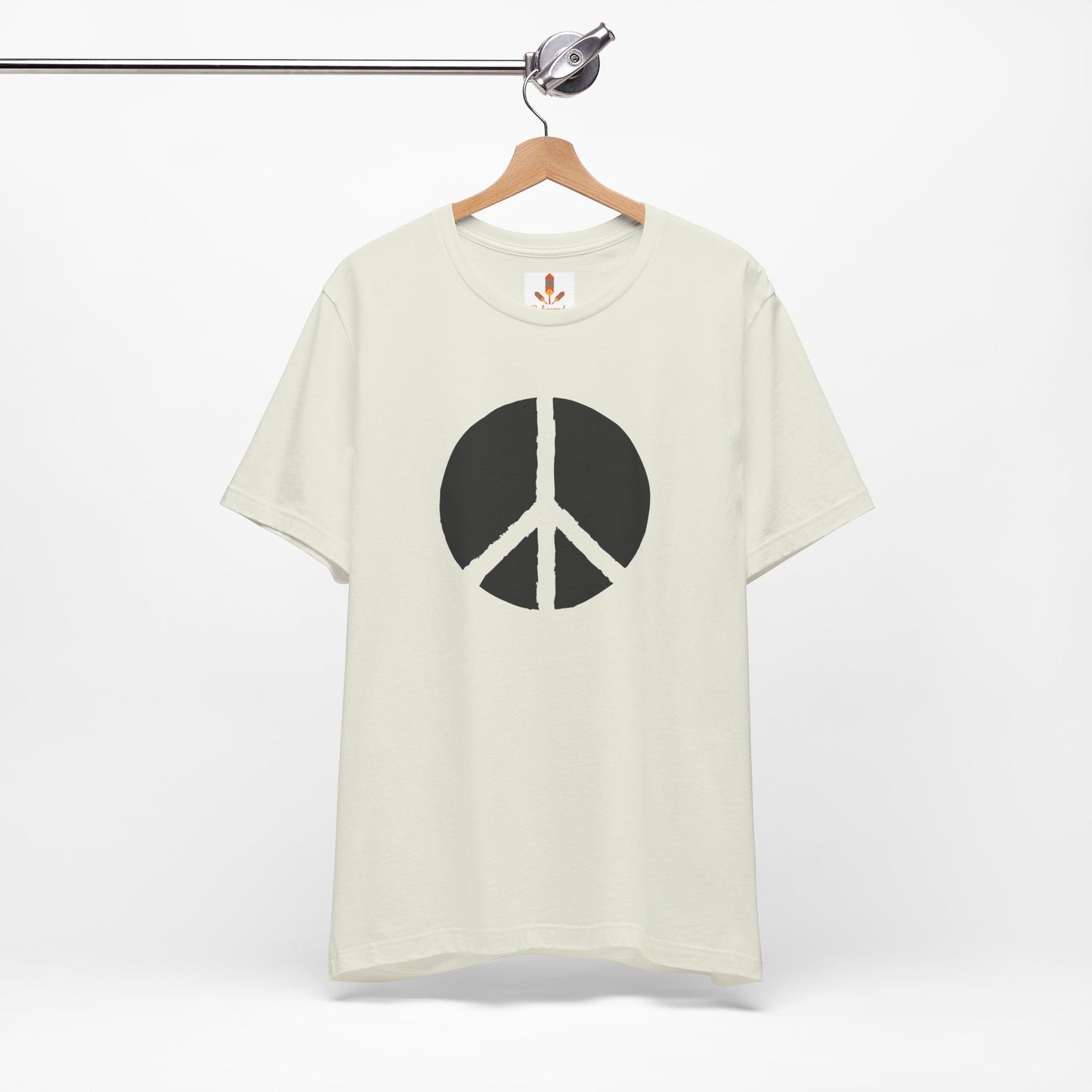 Simple Peace Sign Design T-shirt