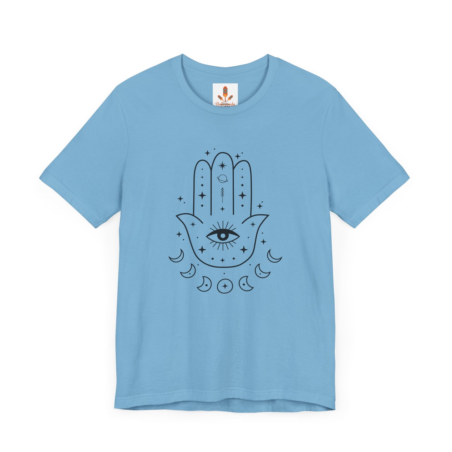 Hamsa Hand with Eye and Moon T-shirt