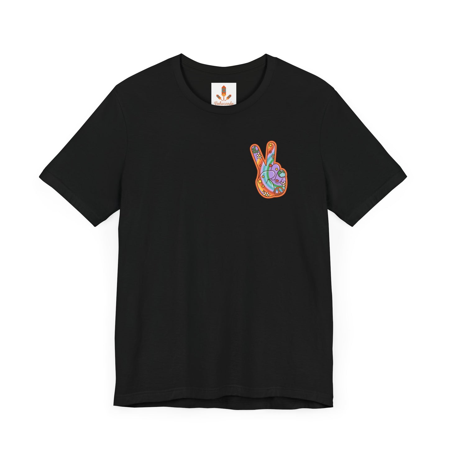 Hippie Peace Hand Sign T-shirt