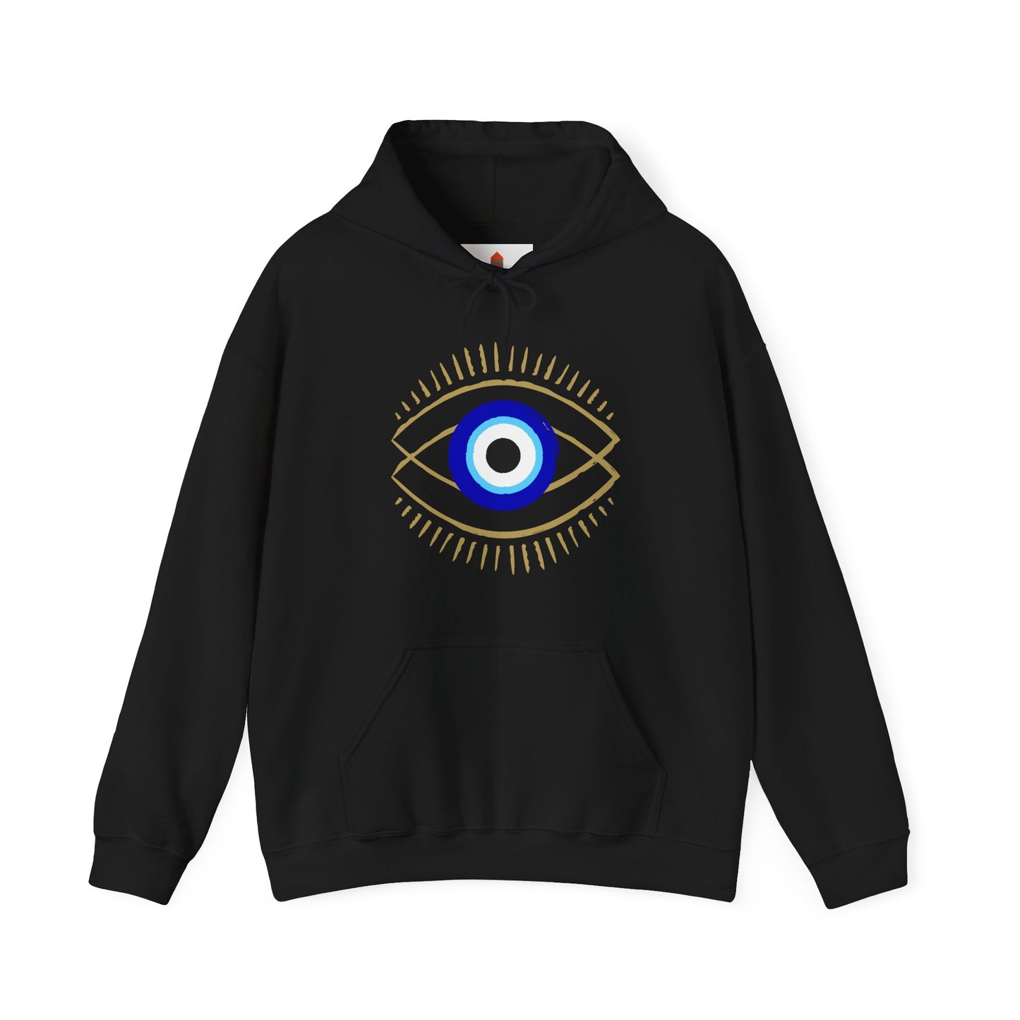 Blue Evil Eye Hoodie