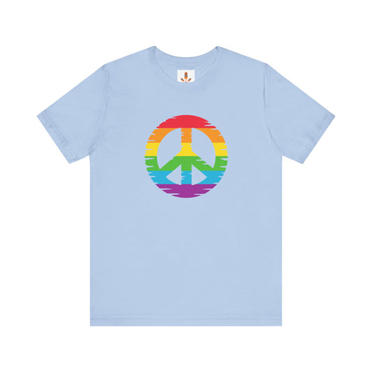 Rainbow Peace Sign T-shirt