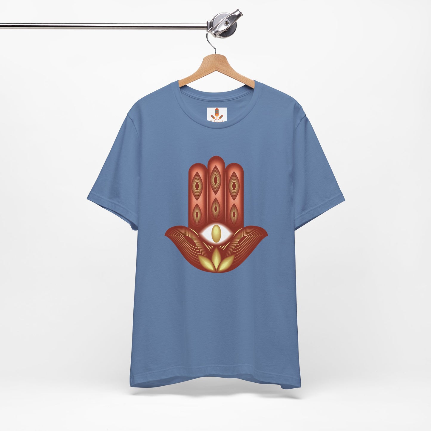 Colorful Hamsa Lotus T-shirts