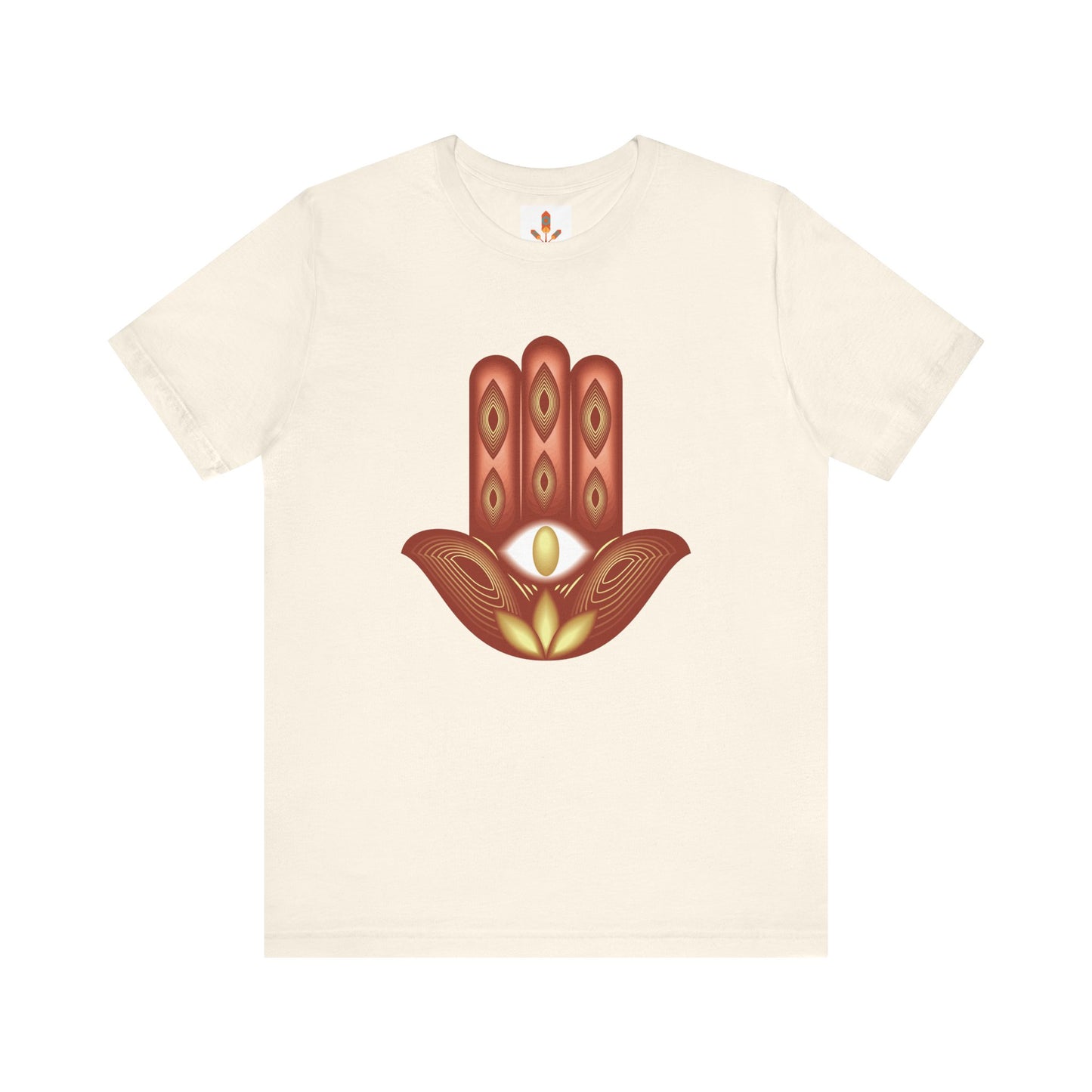 Colorful Hamsa Lotus T-shirts