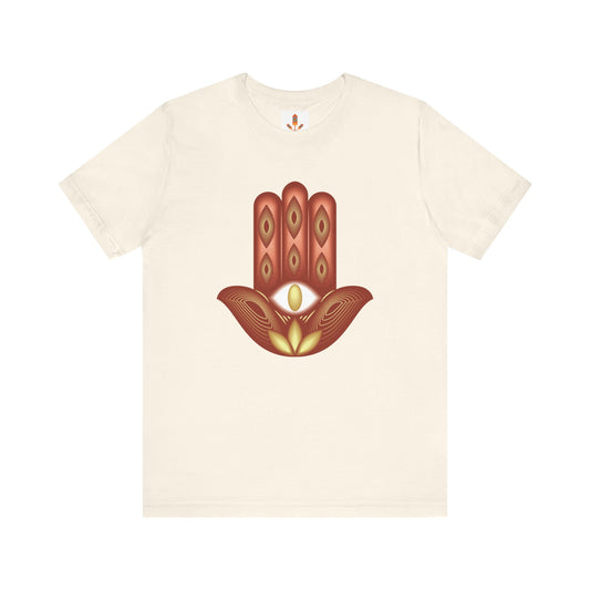 Colorful Hamsa Lotus T-shirts