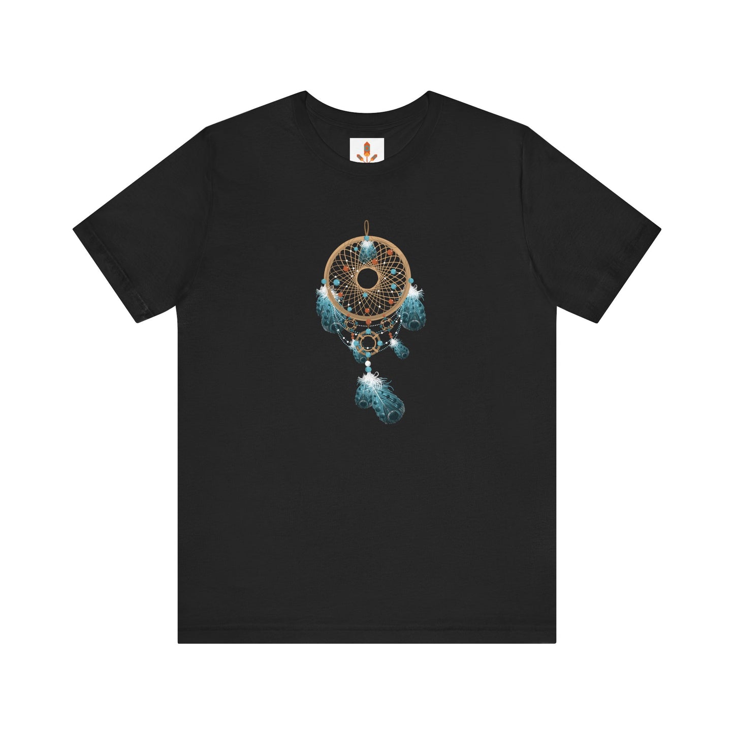 Turquoise and Brown Dream Catcher T-shirt