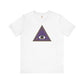 White Evil Eye and Pyramid T-shirt
