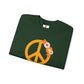 Peace Sign with Flowers Sweatshirt