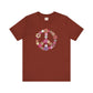 Peace Sign made from Flowers T-shirt