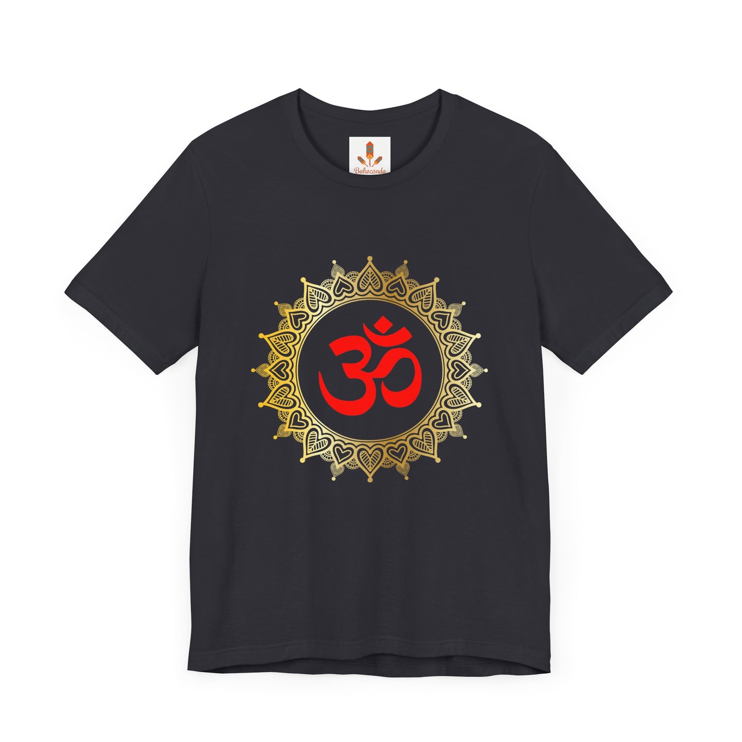 Golden Mandala Om T-shirt