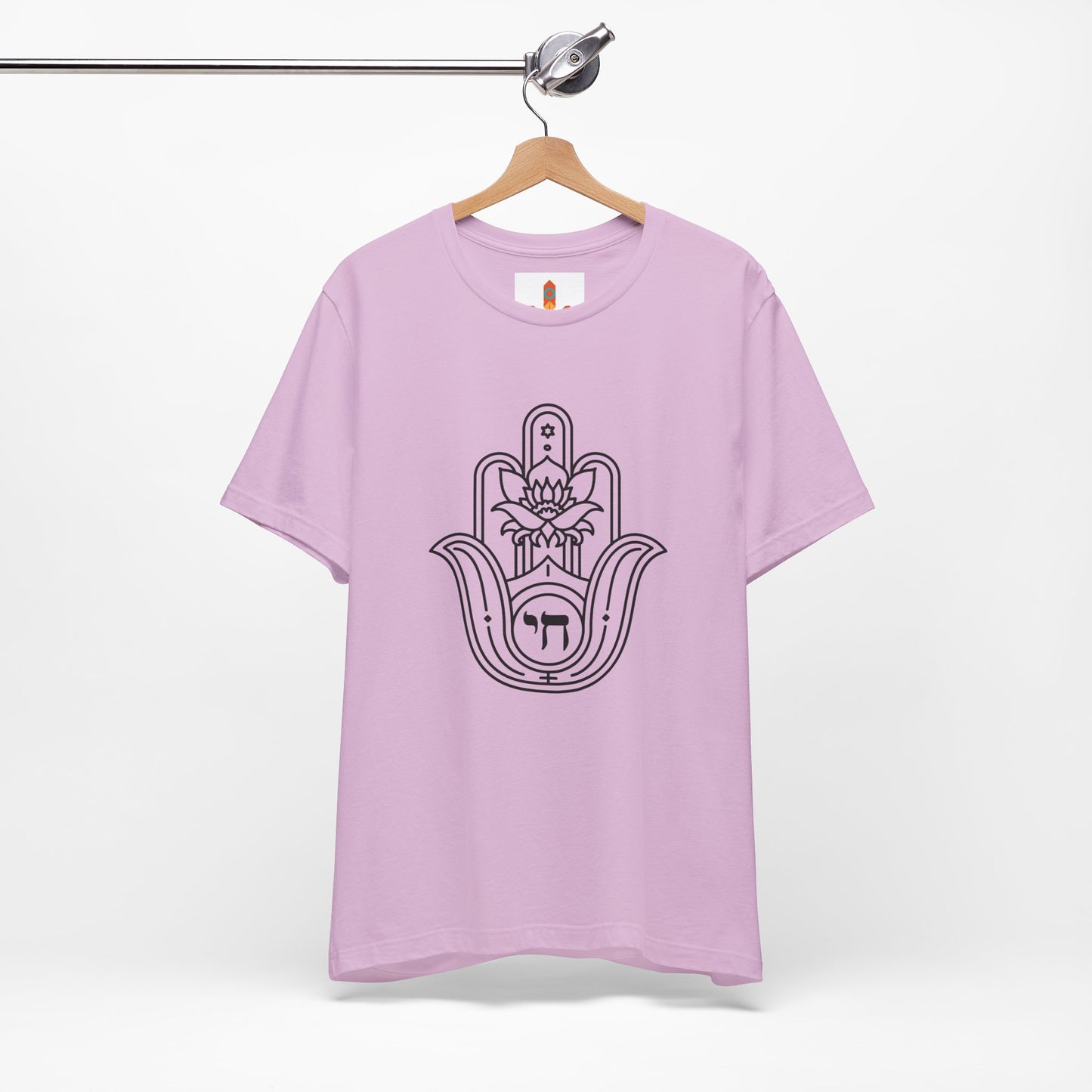 Hamsa Hand with Lotus Design T-shirt