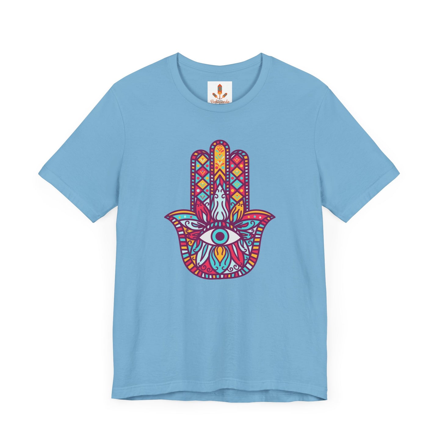 Colorful Fatima Hamsa Hand T-shirt