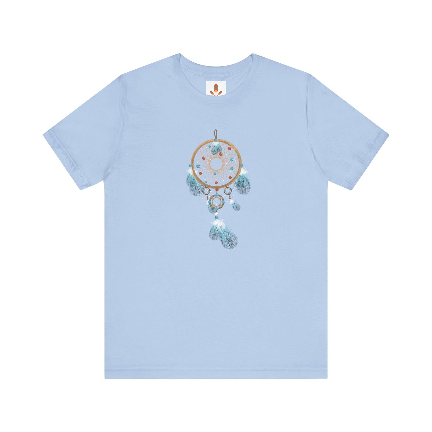 Turquoise and Brown Dream Catcher T-shirt