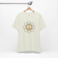 Yellow Peace Sign in a Flower T-shirt