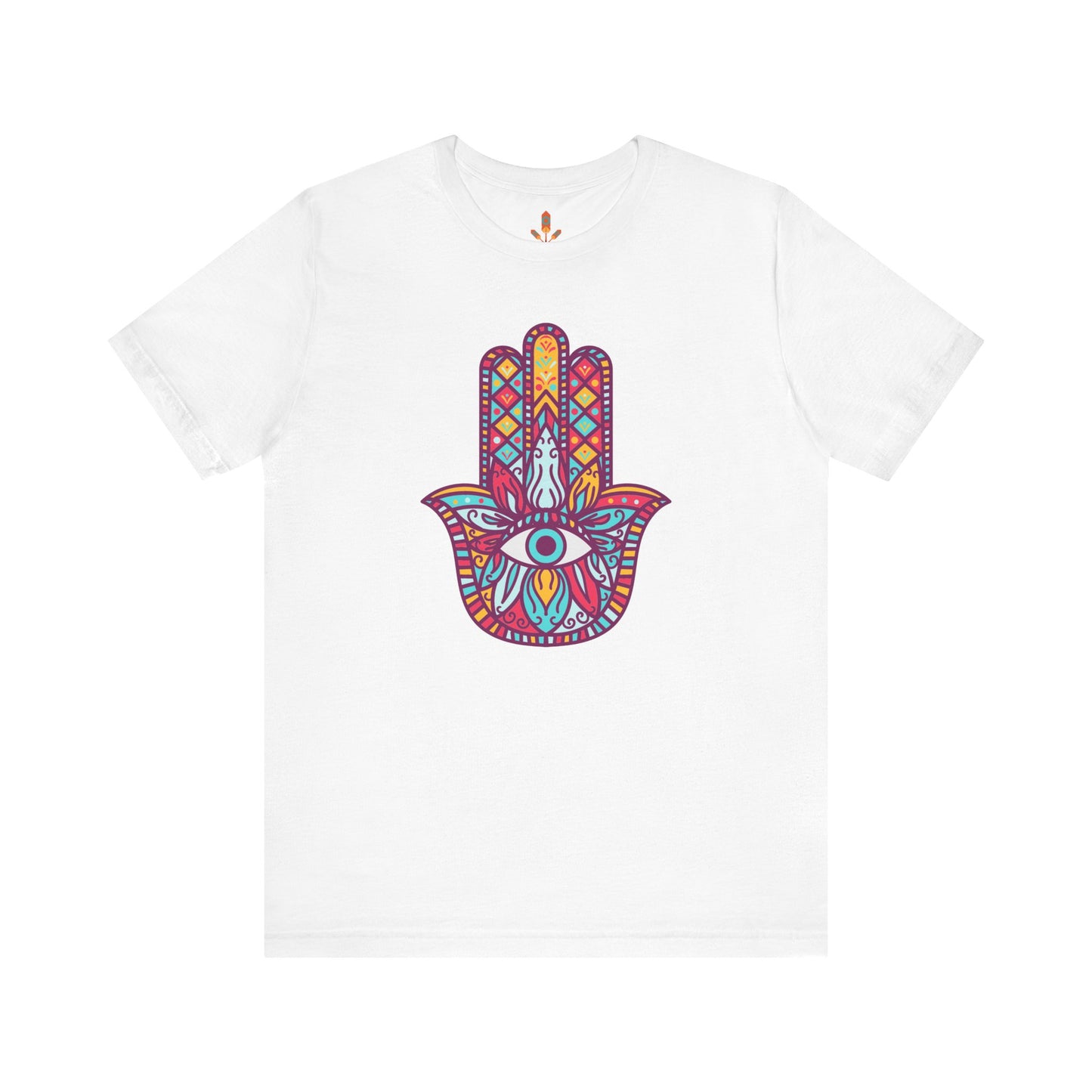 Colorful Fatima Hamsa Hand T-shirt