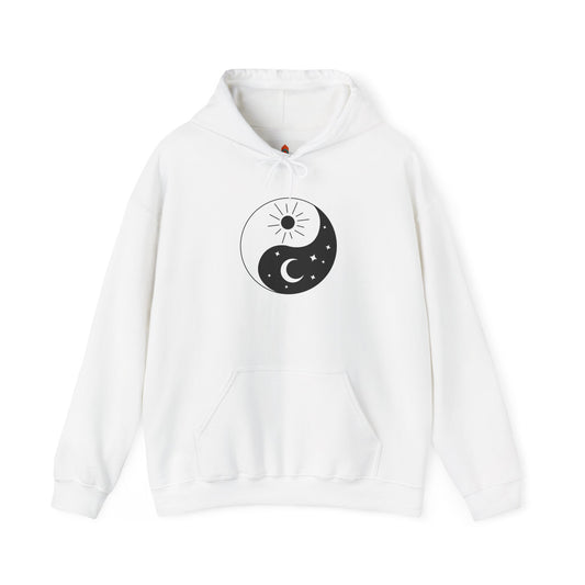 Sun and Moon Yin Yang Hoodie