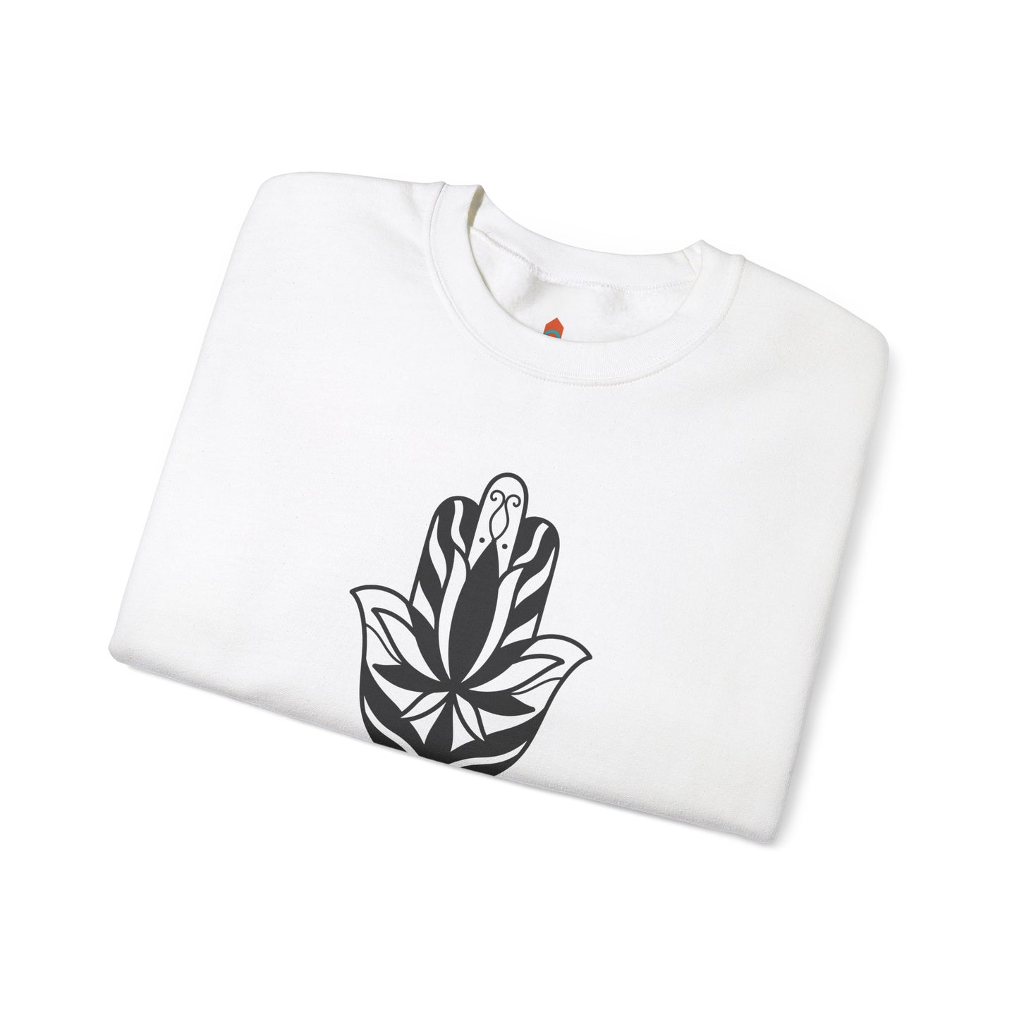 Hamsa Lotus Hand Sweatshirt