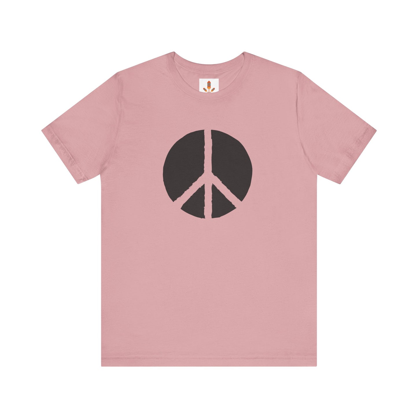 Simple Peace Sign Design T-shirt