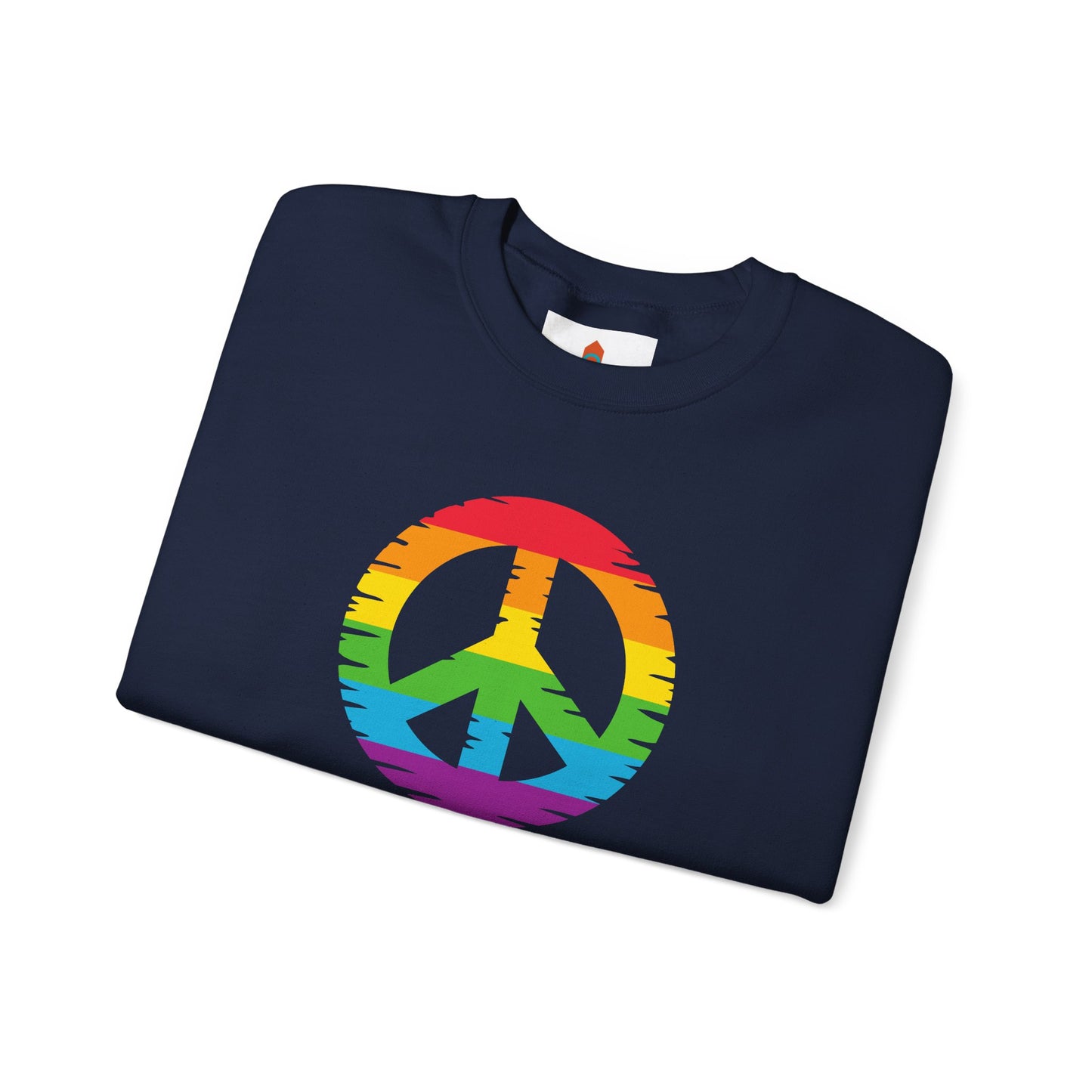 Rainbow Peace Sign Sweatshirt