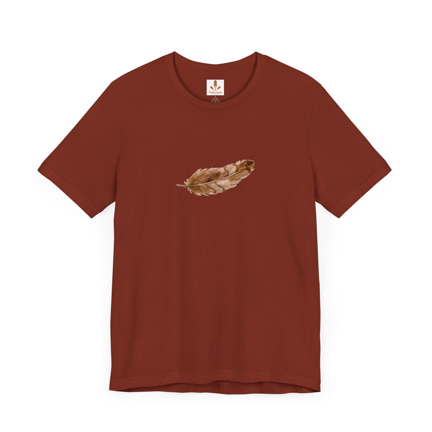 Brown Feather T-shirt