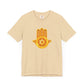 Golden Hamsa Hand with Star of David T-shirt