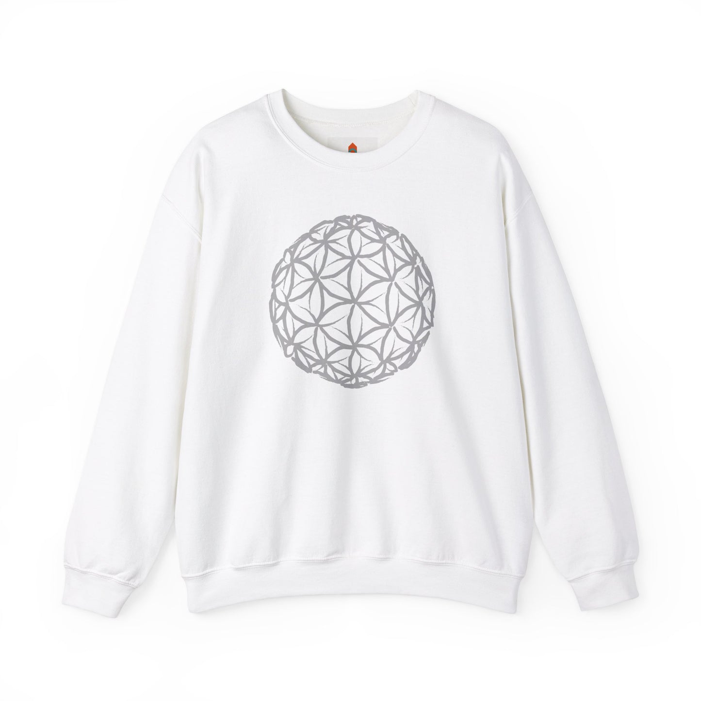 Silver Flower of Life Sweatshirt