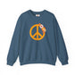 Peace Sign with Flowers Sweatshirt