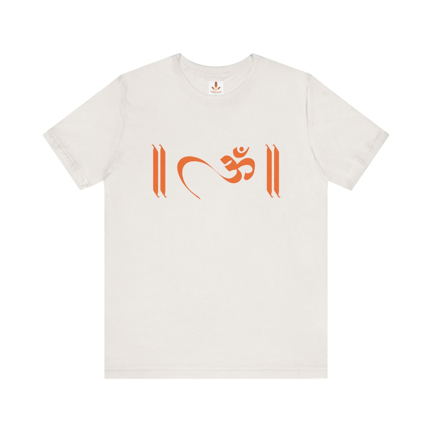 Om Written in Orange T-shirt