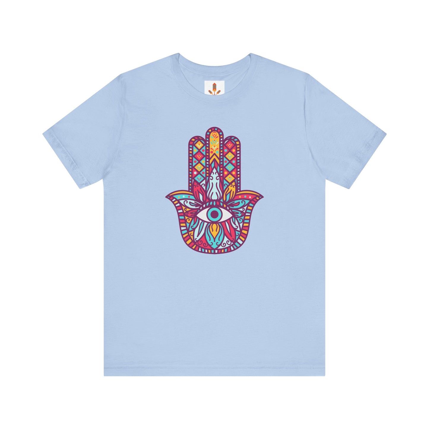 Colorful Fatima Hamsa Hand T-shirt