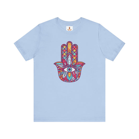 Colorful Fatima Hamsa Hand T-shirt