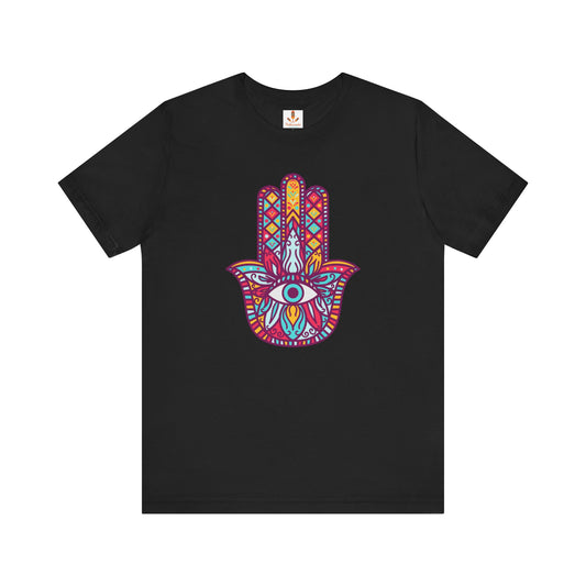 Colorful Fatima Hamsa Hand T-shirt