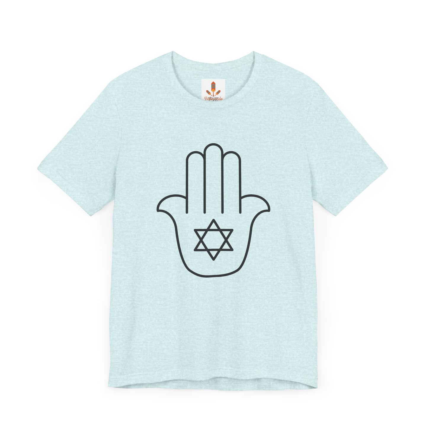 Simple Star of David in Hamsa Hand T-shirt