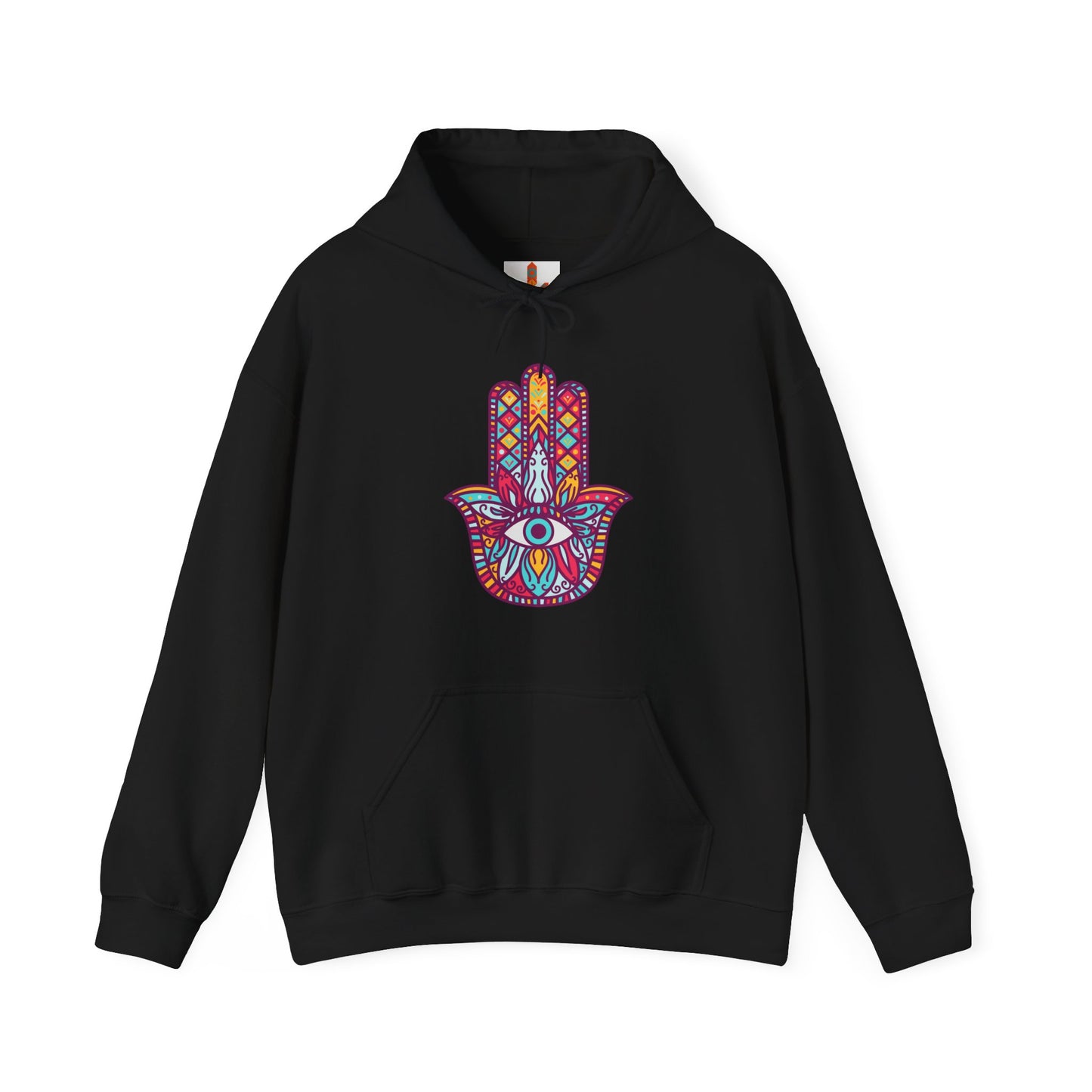Colorful Fatima Hamsa Hand Hoodie