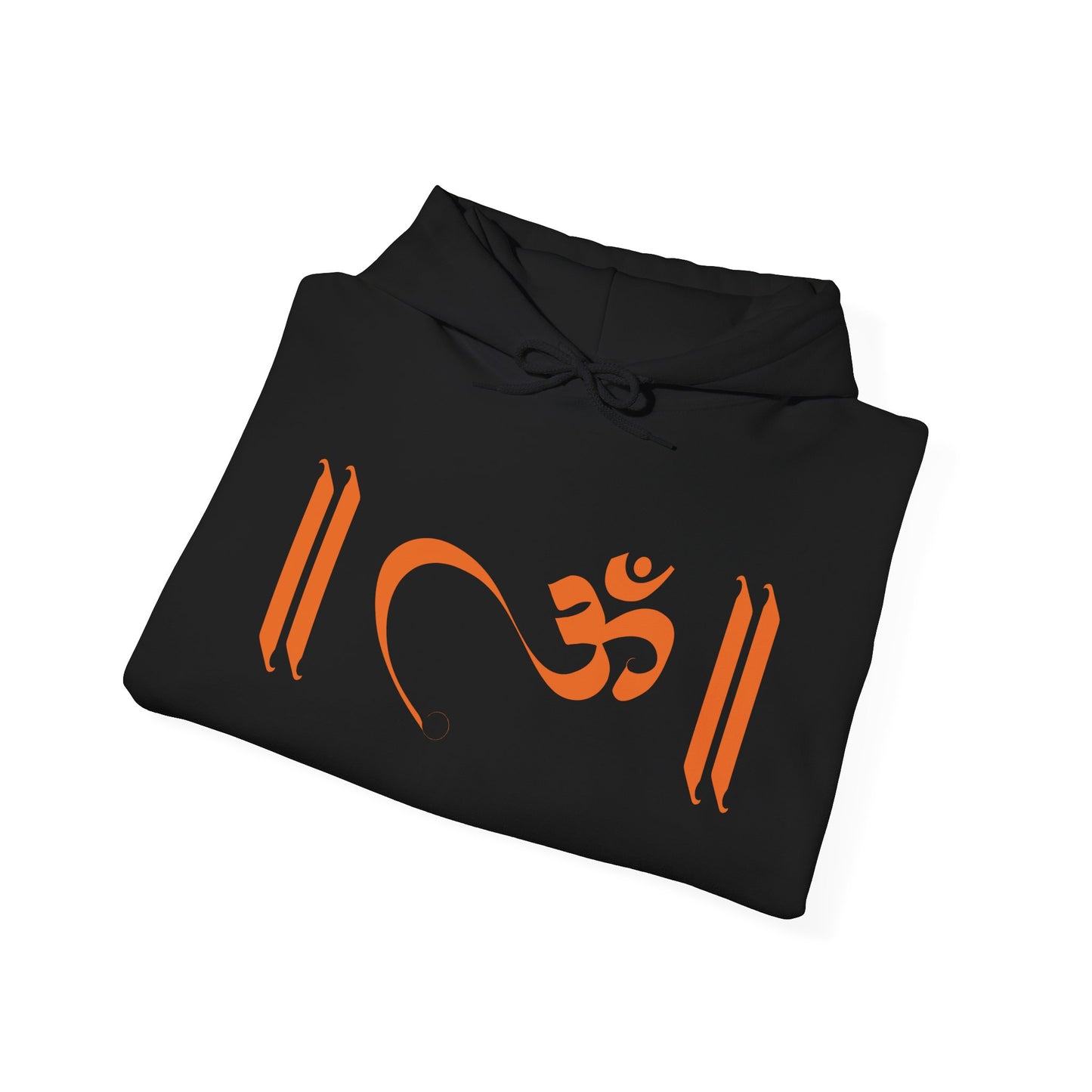 Om Written in Orange Hoodie