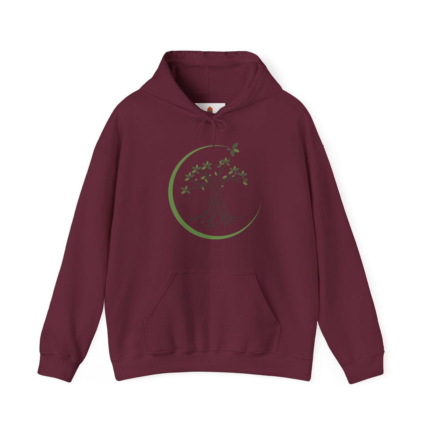 Green Tree of Life Design Hoodie