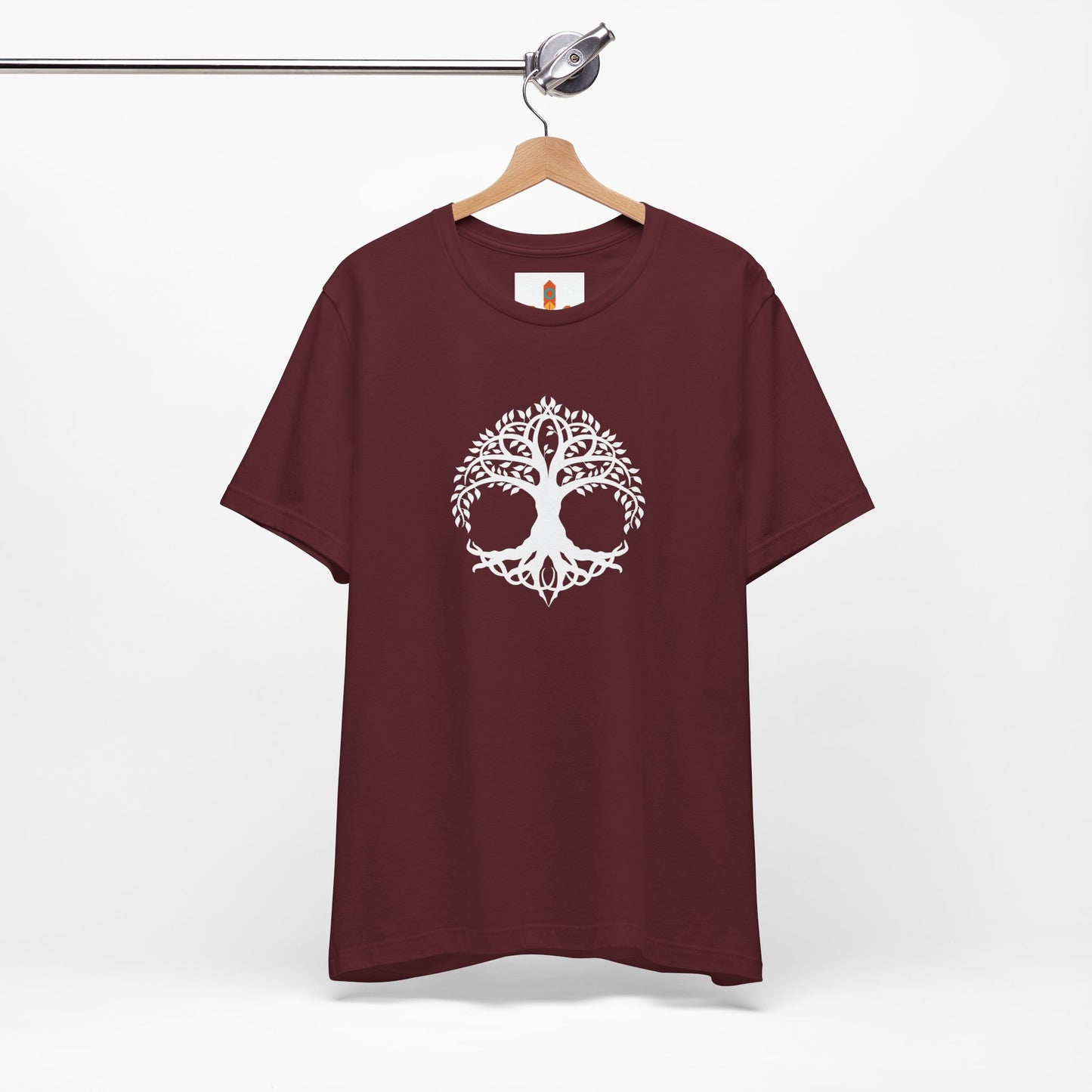 White Celtic Tree of Life Design T-shirt