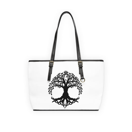 Celtic Tree of Life Design Leather Shoulder Bag