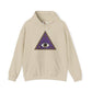White Evil Eye and Pyramid Hoodie