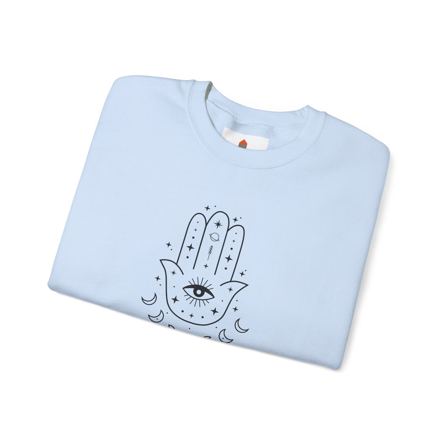 Hamsa Hand with Eye and Moon Sweatshirt