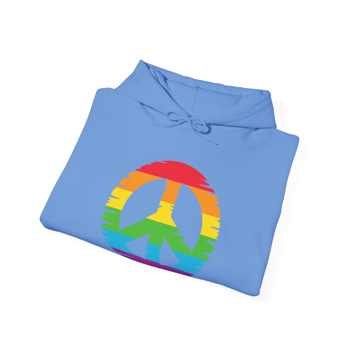 Rainbow Peace Sign Hoodie