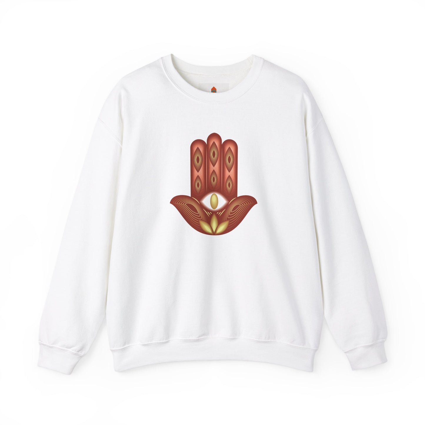 Colorful Hamsa Lotus Sweatshirt