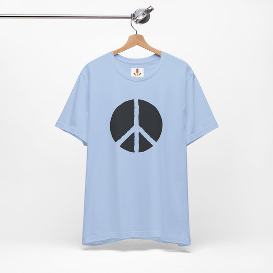 Simple Peace Sign Design T-shirt